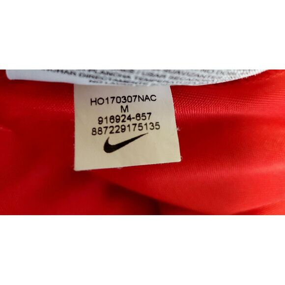 Nike ELITE DriFit Hoodie MED Red/Black Swoosh Light Activewear Perforated/Solid - Picture 13 of 14